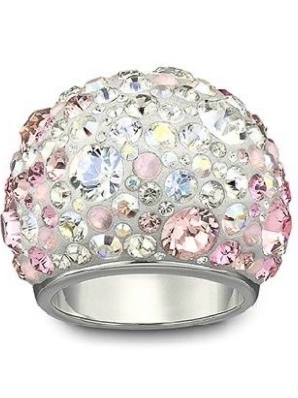 NWT Swarovski Crystal Chic Multi Pink Size 6/7